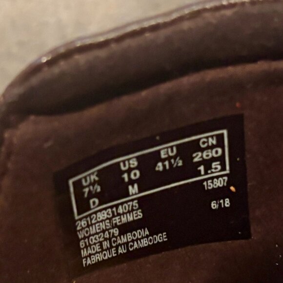 ~~Clarks Cheyn Madi 10M Slip-On Loafers Shoes Dark Brown Women's Slip On Comfort - Picture 7 of 7